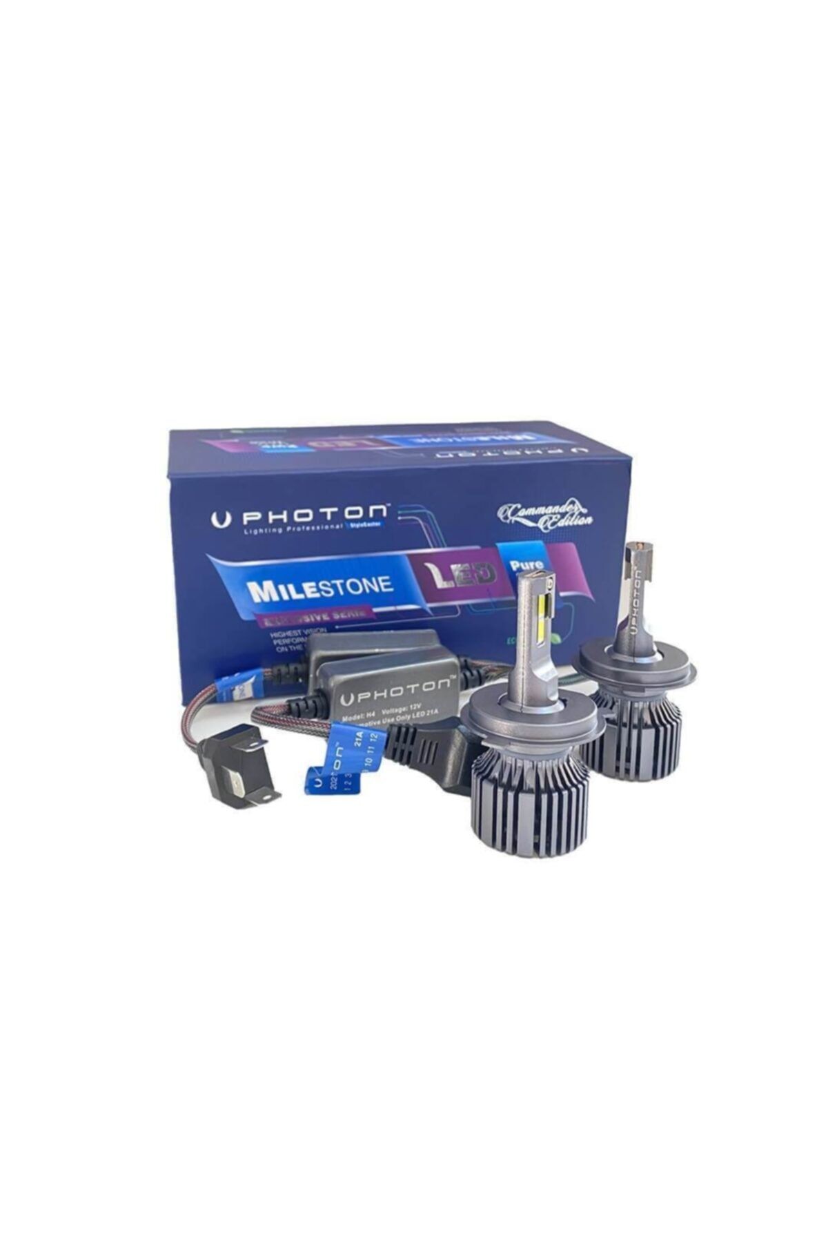Photon Milestone Commander Edition +4 Plus H4 Led Xenon