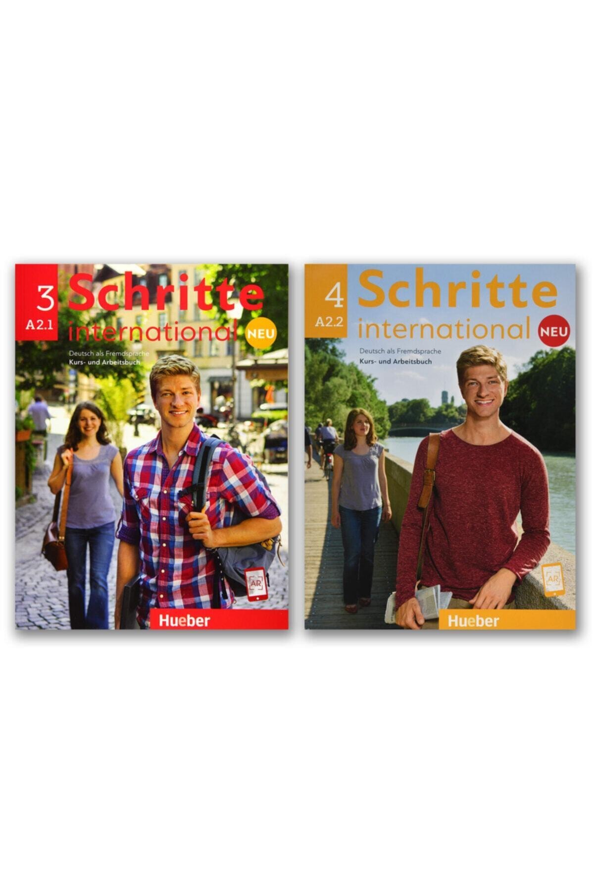 Hueber Yayınları Schritte International Neu A2.1+a2.2(Kurs Und Arbeitsbuch + Cd) + Ar Teknolojisi Ile Kolay Öğrenme