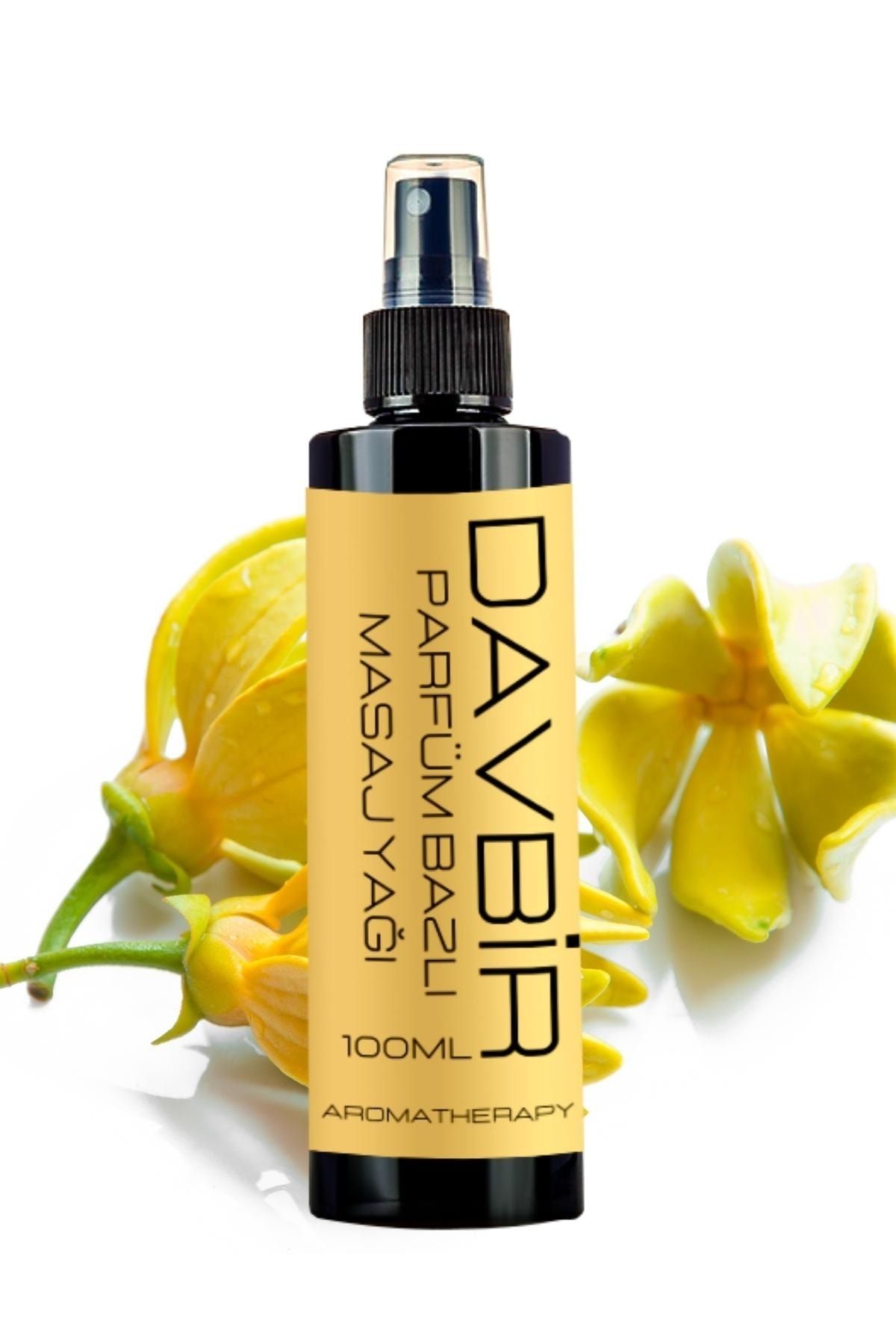 Davbir Ylang Ylang Kokulu Aromaterapi Masaj Yağı Nemlendirici Özel Formülasyon 100ml