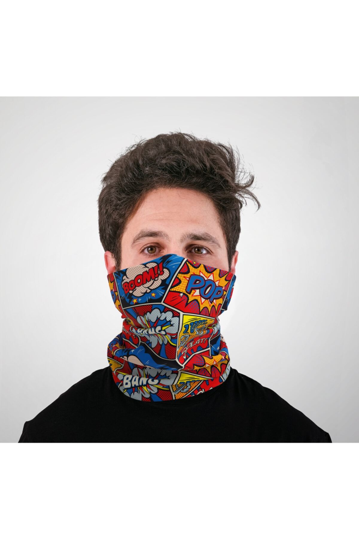 SWAWE Pop Art Desenli Boyunluk/maske/baf