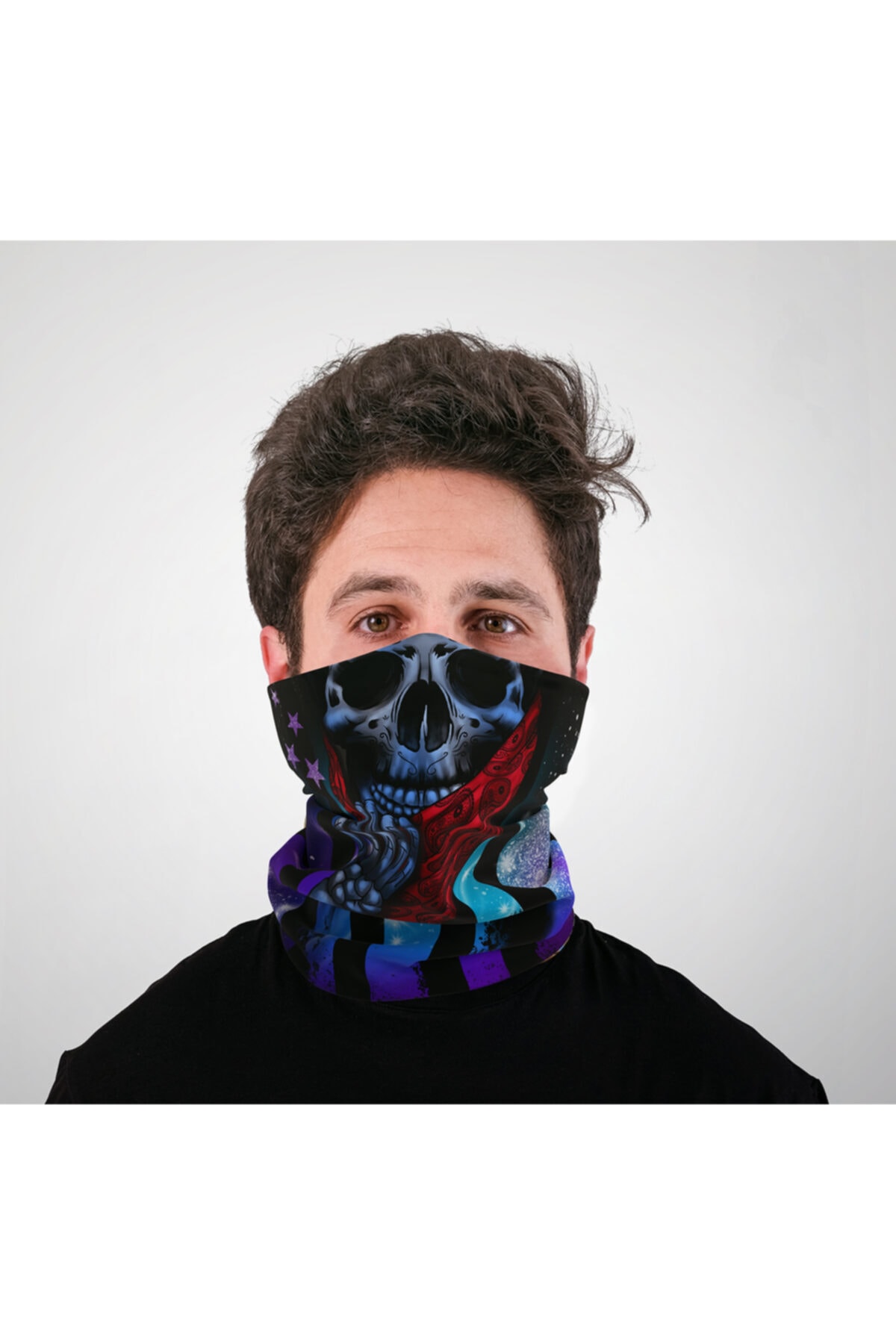 SWAWE Desenli Boyunluk- Canavar Desenli /maske/baf