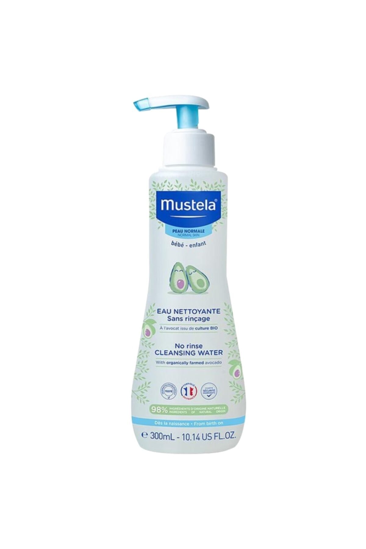 Mustela Durulama Gerektirmeyen Temizleme Sıvısı 300 Ml + Pişik Kremi 100 ml