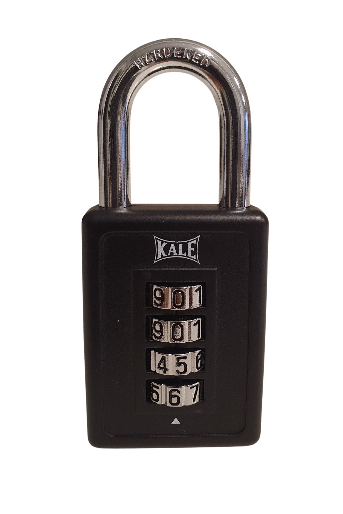 Kale Kilit Şifreli Asma Kilit 4 Basamaklı Şifreleme Siyah