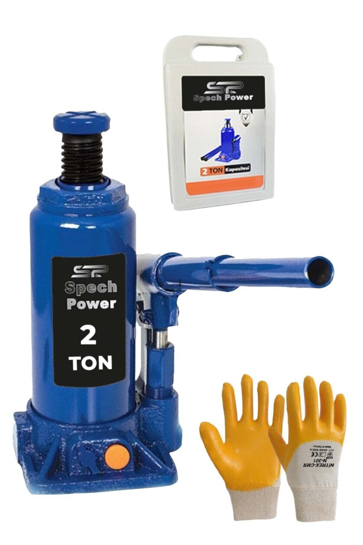 Spech Power Ats-5902 Hidrolik 2 Ton Araç Kaldırma Krikosu Taşıma Çantalı Şişe Kriko