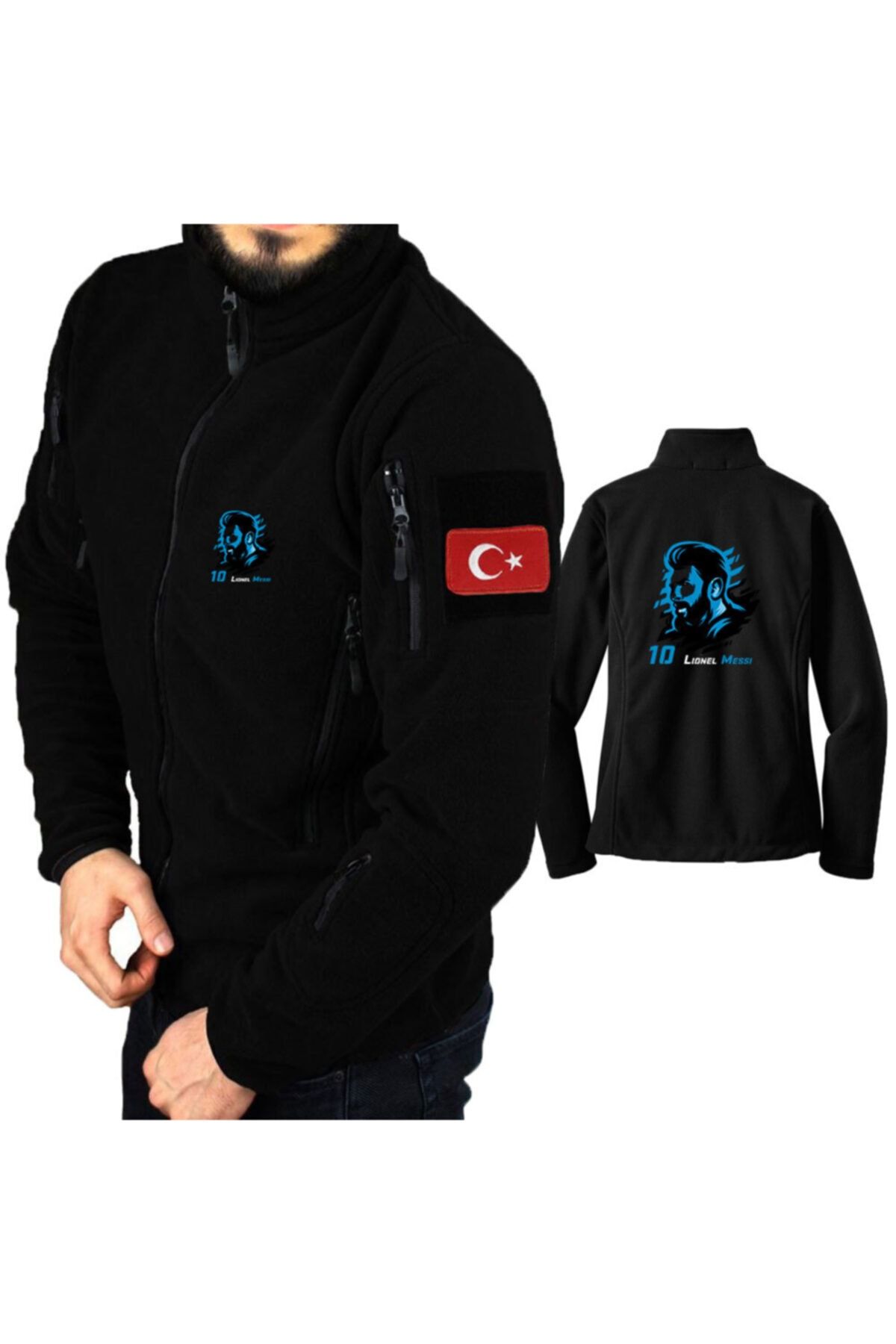 astak Linoel Messi Askeri Taktik Polar /mont Peç'li Bll1246
