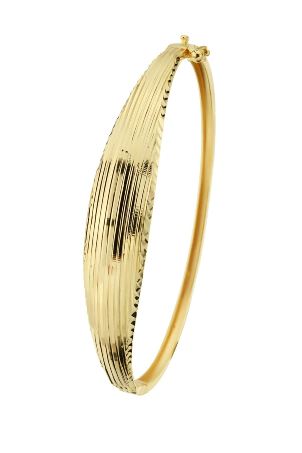 ÇGK KUYUMCULUK Taşsız Altın Kelepçe K0011 10.00 gr 8 Ayar