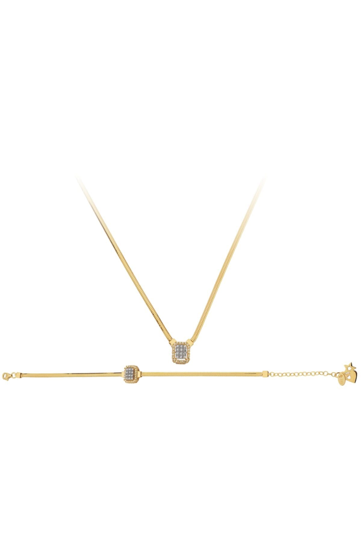 ÇGK KUYUMCULUK Baget Balık Sırtı Altın Set