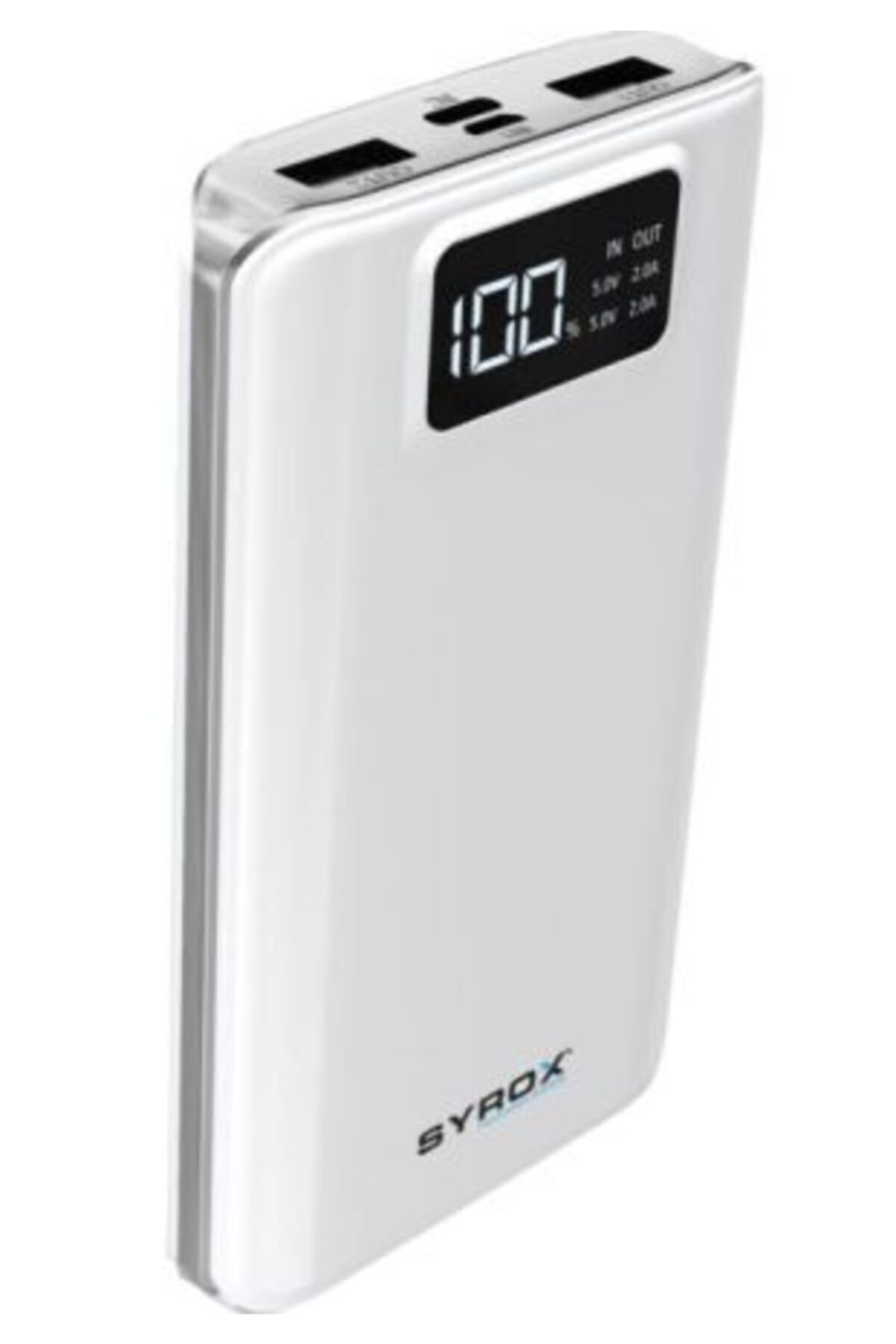 Syrox J-114 Pb107 Siyah 20.000 Mah Dijital Ekranlı Powerbank Yedek Batarya Siyah Syx-pb107-siyah