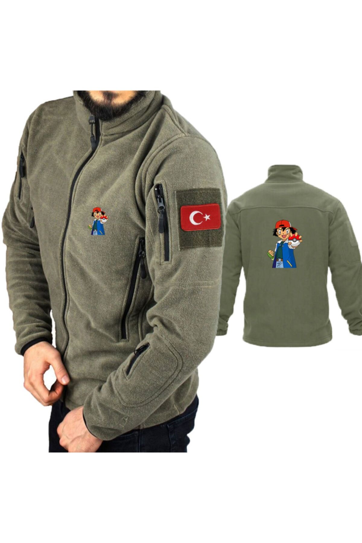 astak Ash Askeri Taktik Polar /mont Peç'li Bll1104