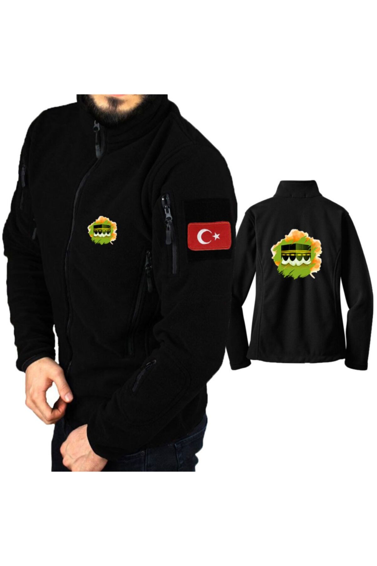 astak Kabe Askeri Taktik Polar /mont Peç'li Bll710