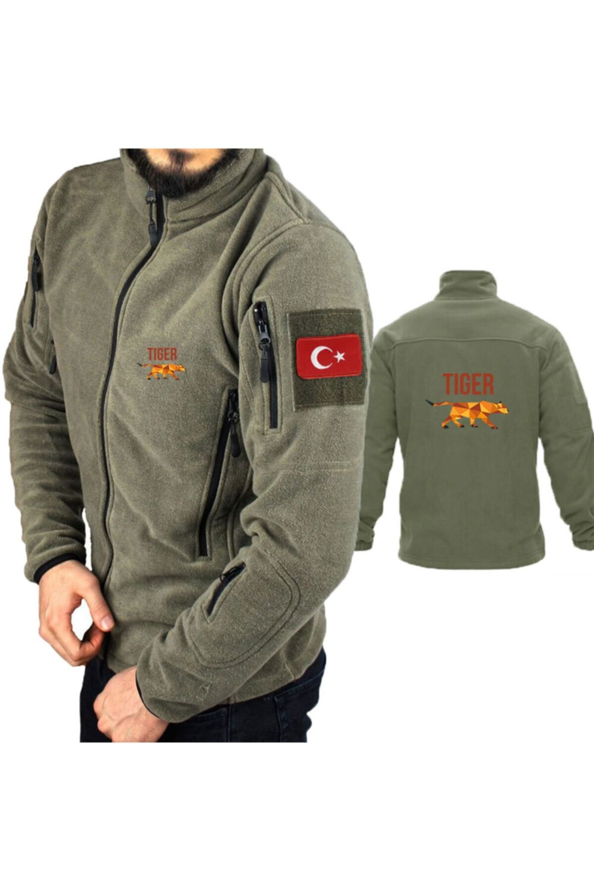 astak Tıger Askeri Taktik Polar /mont Peç'li Bll738