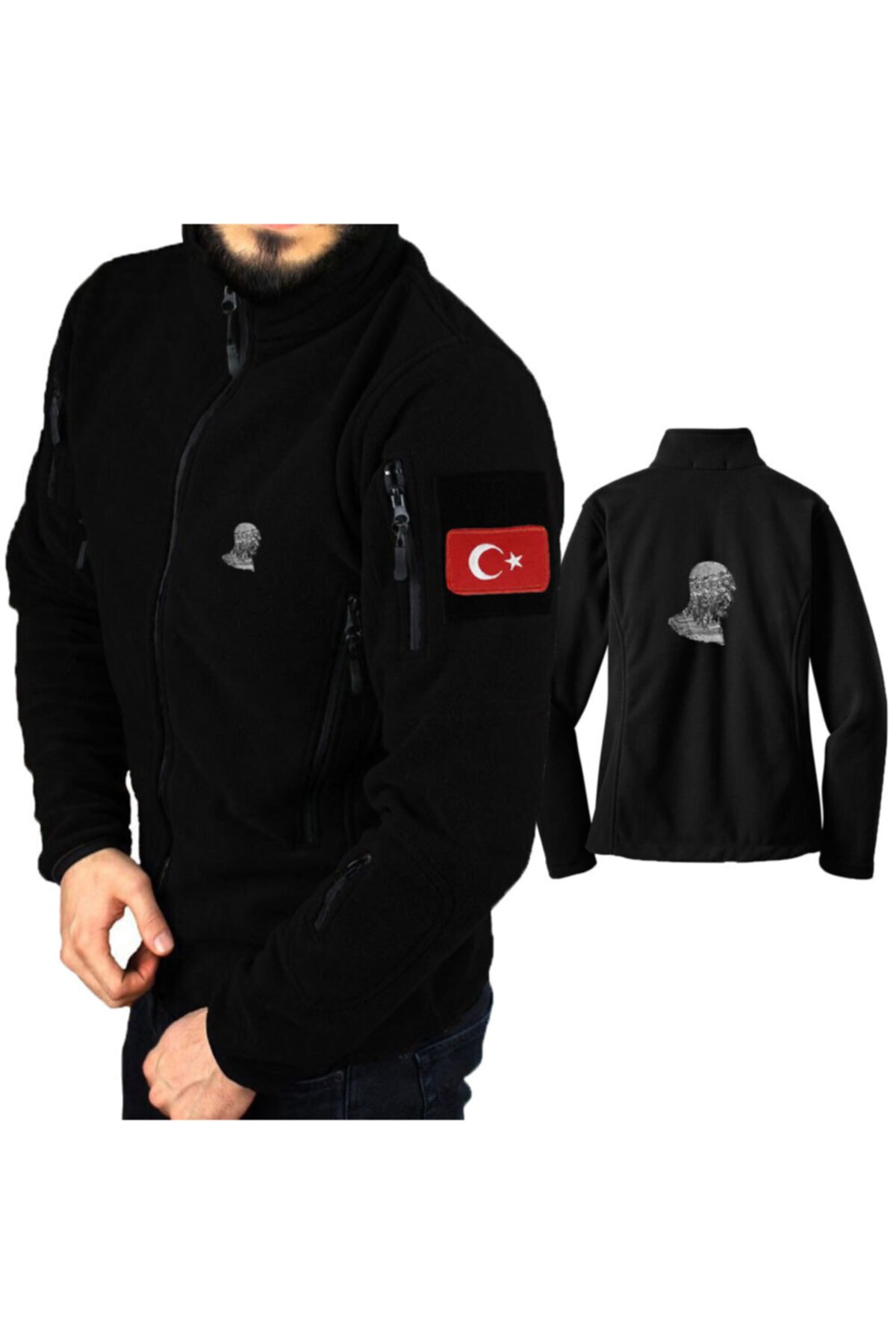 astak Atatürk Askeri Taktik Polar Mont Peç'li Bll1536