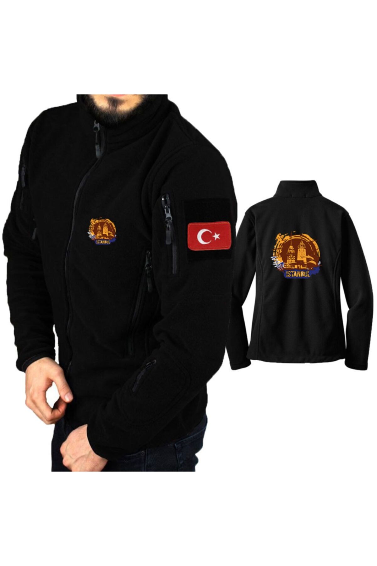 astak Istanbul Askeri Taktik Polar /mont Peç'li Bll2157