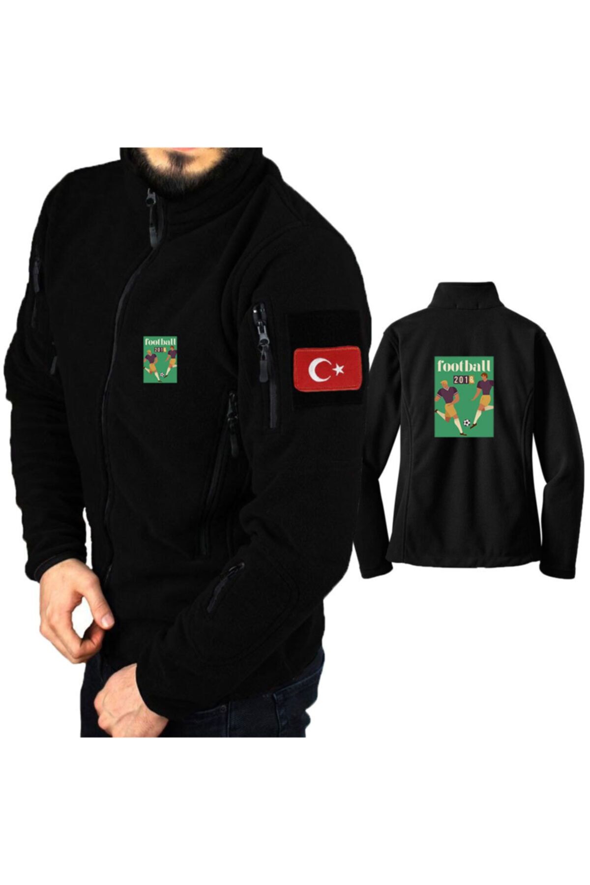 astak Footbal Askeri Taktik Polar /mont Peç'li Bll1239