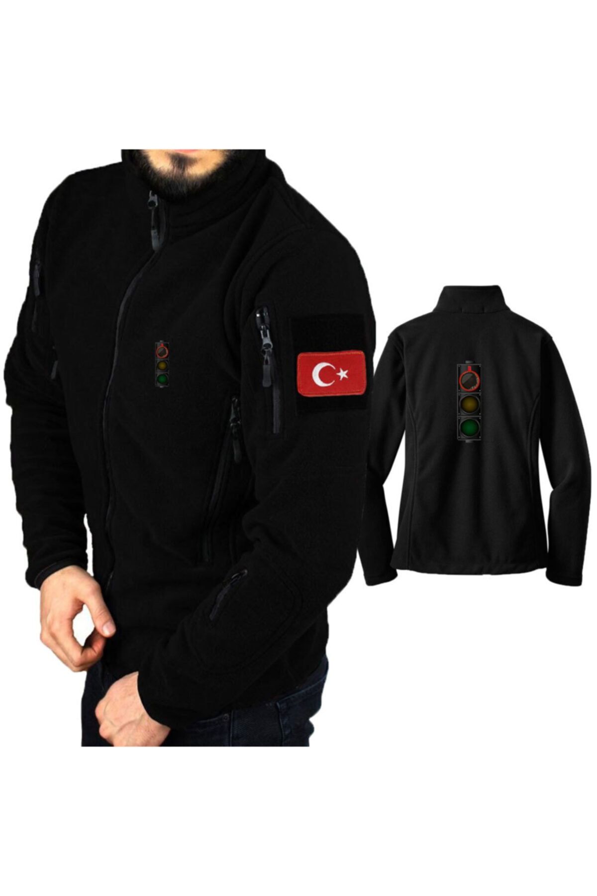 astak Trafik Işıkları Polar Mont Peçli Bll1384
