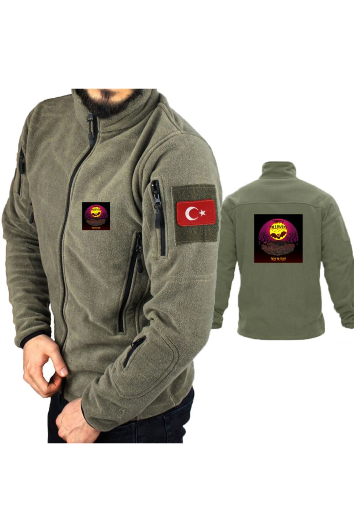 astak Happy Halloween Askeri Taktik Polar  Peç'li Bll1392