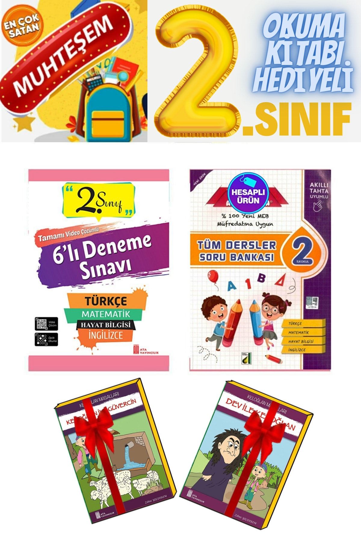 Ata Yayıncılık 2. Sınıf Ata Test  6lı Deneme Sınavı