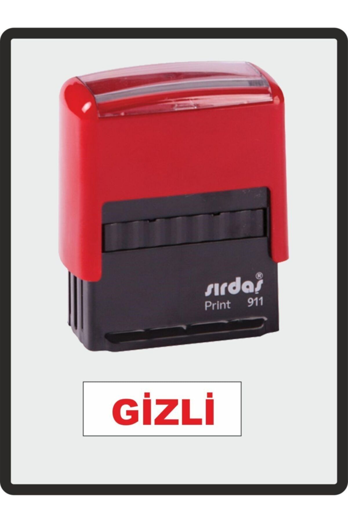Soydan copy Gizli Baskılı Kaşe Mühür Damga