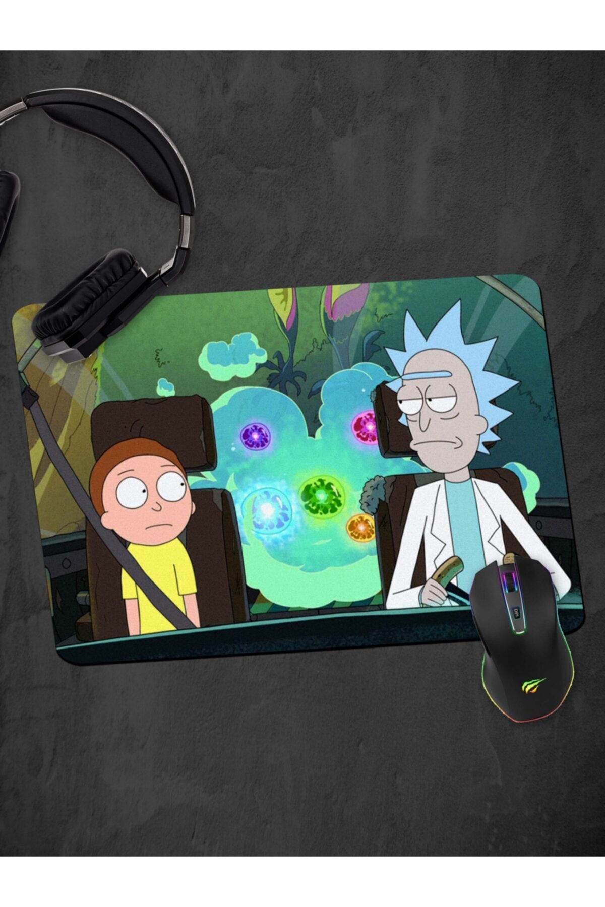 Panorama Ajans Dizi Riky And Morty Büyük Boy Mouse Pad