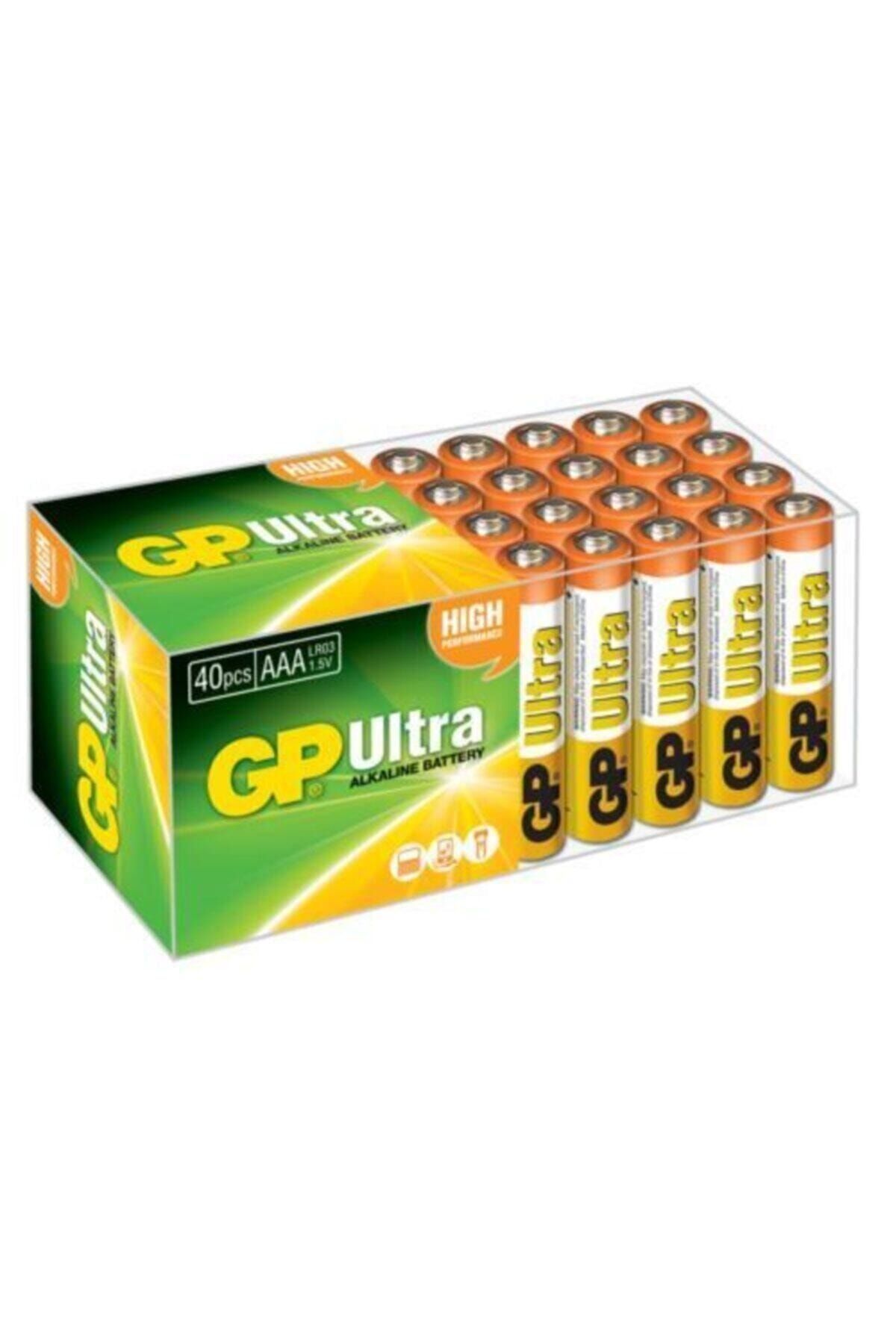 GP Batteries Ultra Alkalin 40'lı Aaa Boy Ince Pil