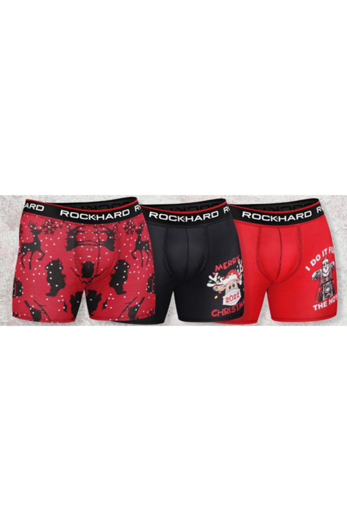 rockhard Erkek 3 Lü Boxer
