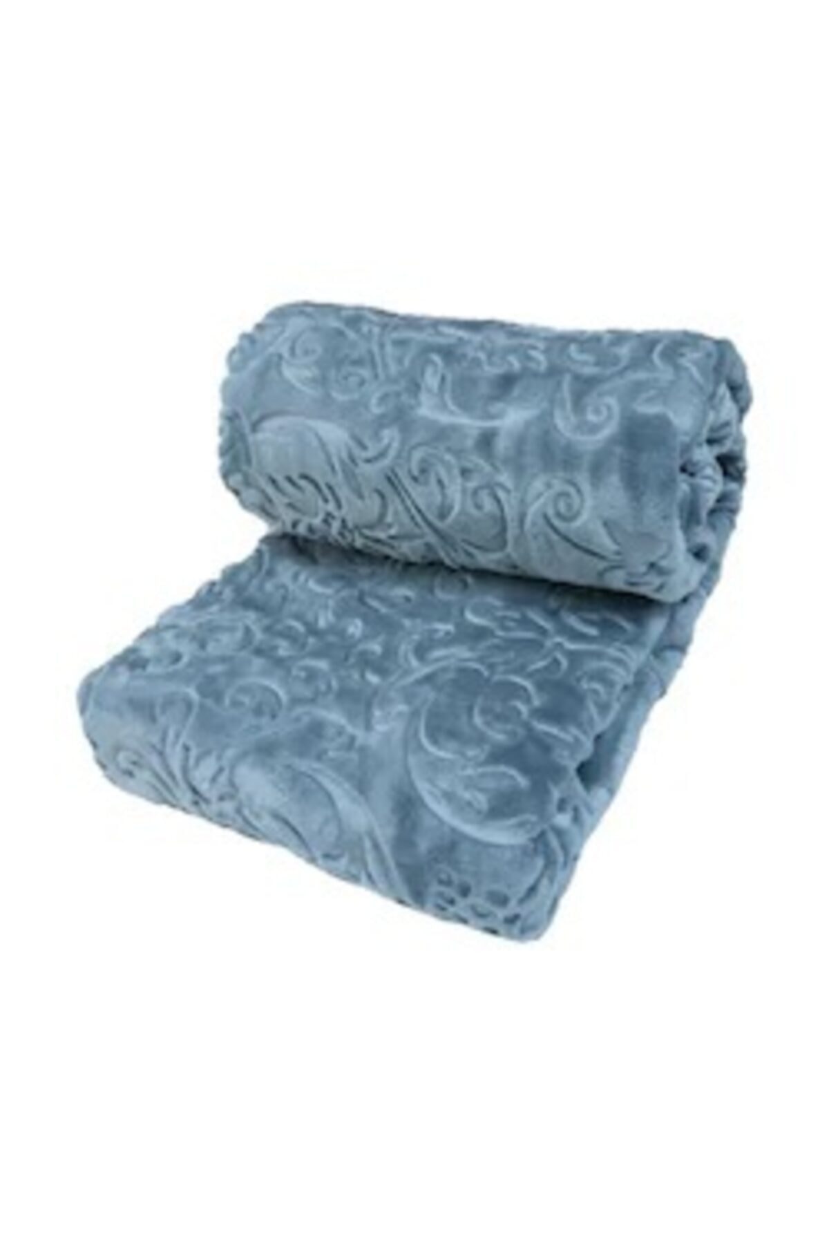 Dinarsu Romance Çift Kişilik Battaniye Indigo Rengi