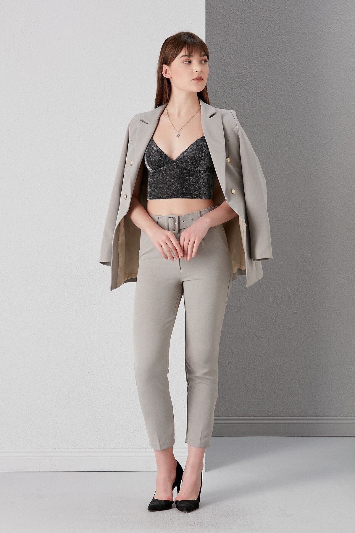 EPULİMO 902 Düğmeli Blazer Ceket Pantolon Takım