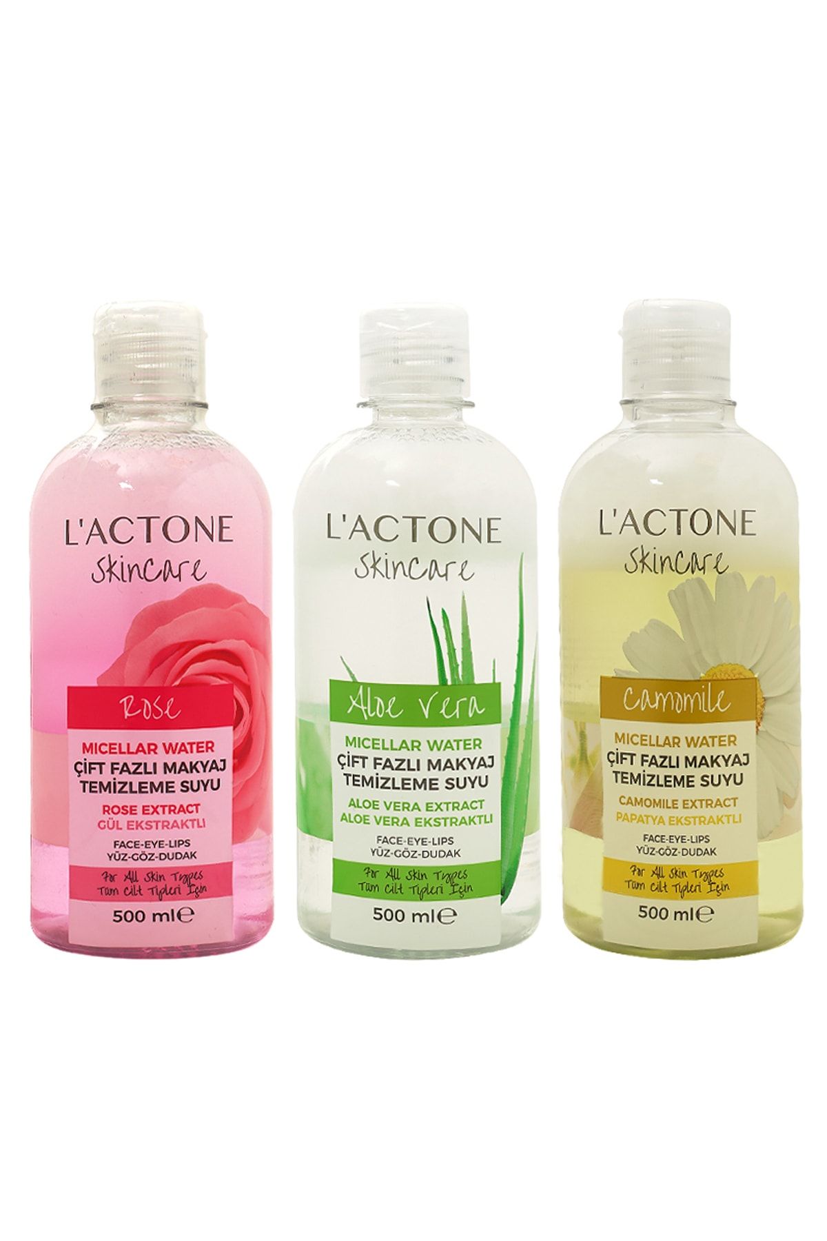 L'ACTONE Çift Fazlı Makyaj Temizleme Seti 500 ml