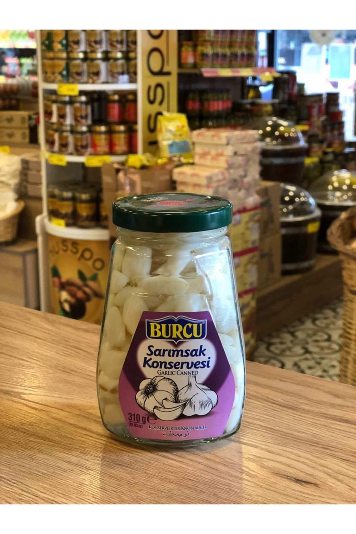 BURCU Sarımsak Konservesi 310 Gr 1 Adet