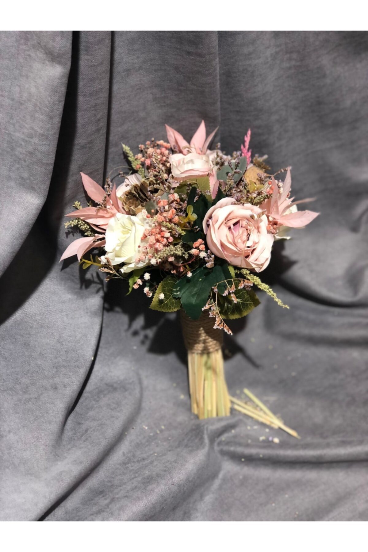 new in style haute couture Pembe Tonlarında Gelin Buketi