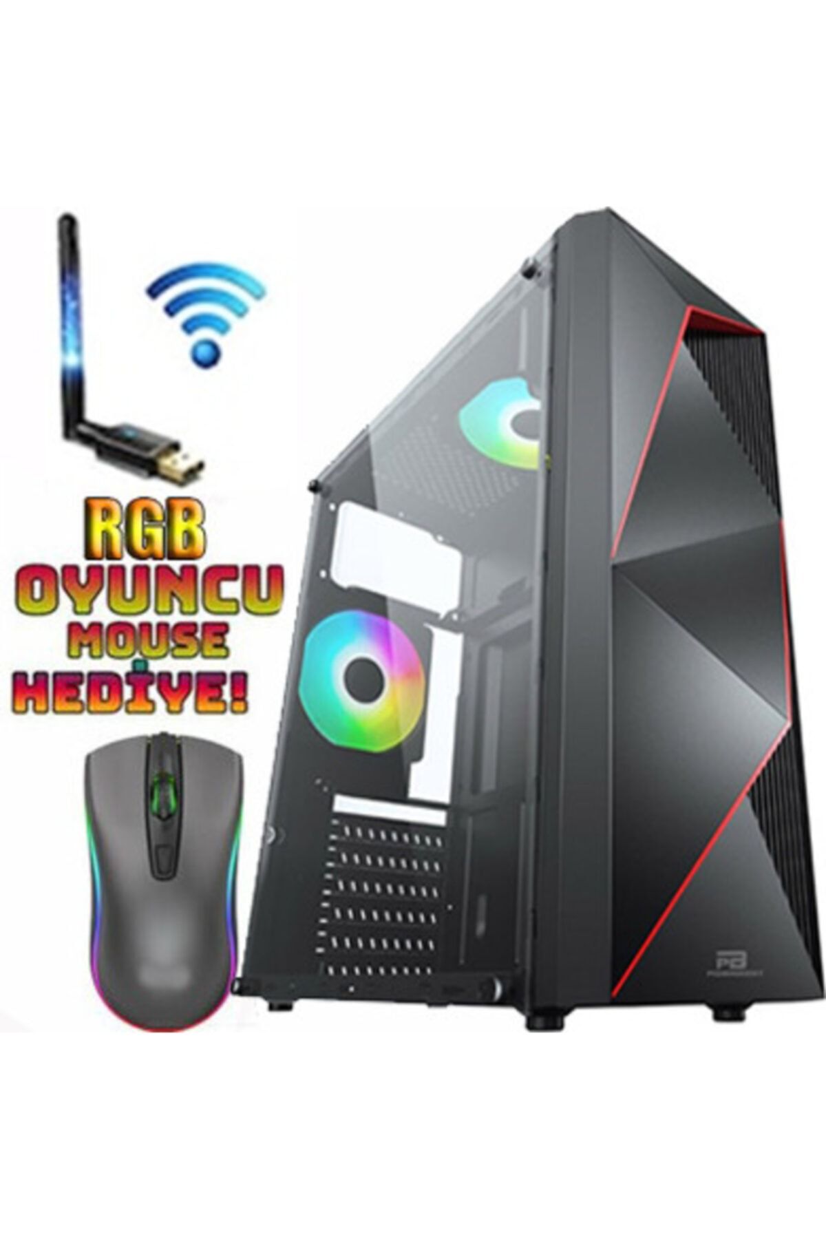 Dmc 11x I5 750 4 Çekirdek İşlemci 16gb Ram+256gb Ssd+4gb R7240 Ekran Kartı,gaming Kasa