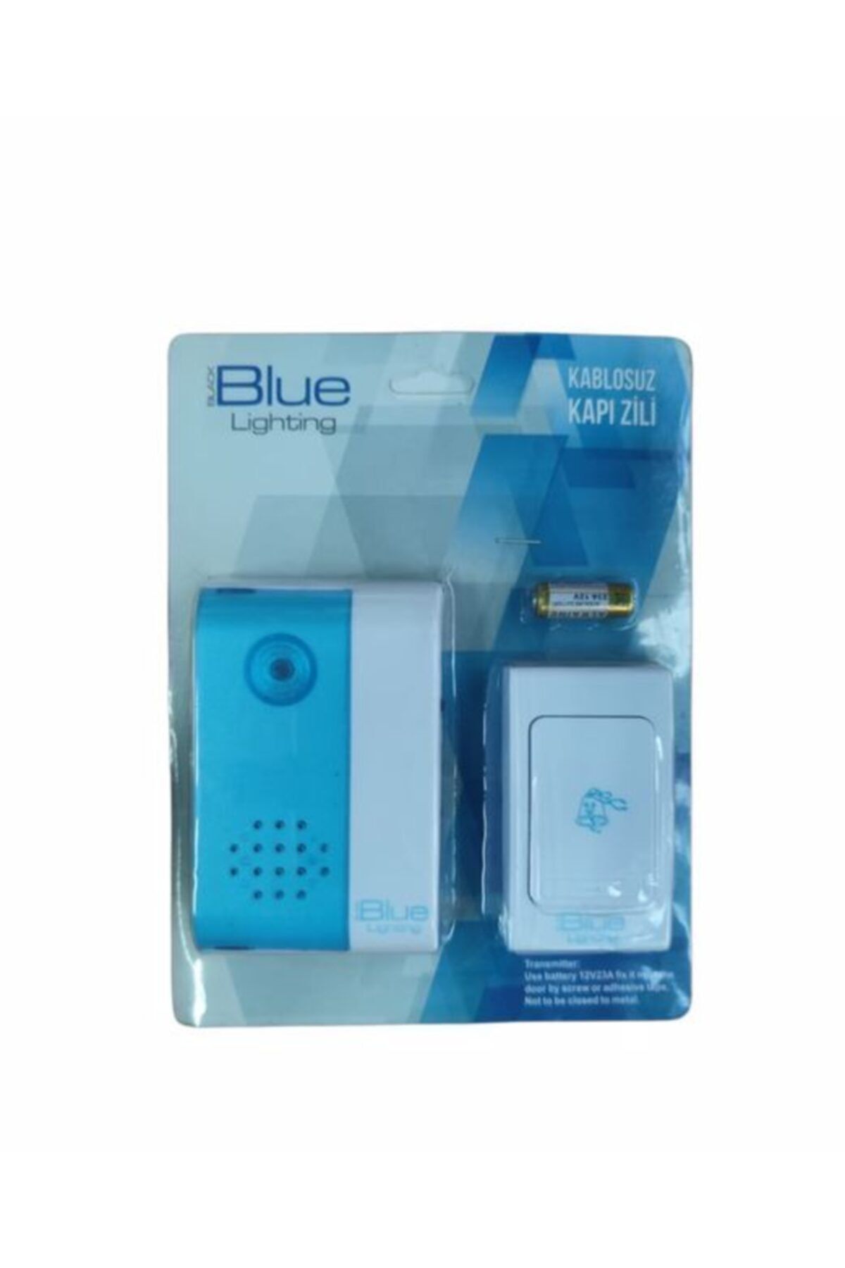 BLACK Bluelighting Kablosuz Kumandalı Kapı Zili