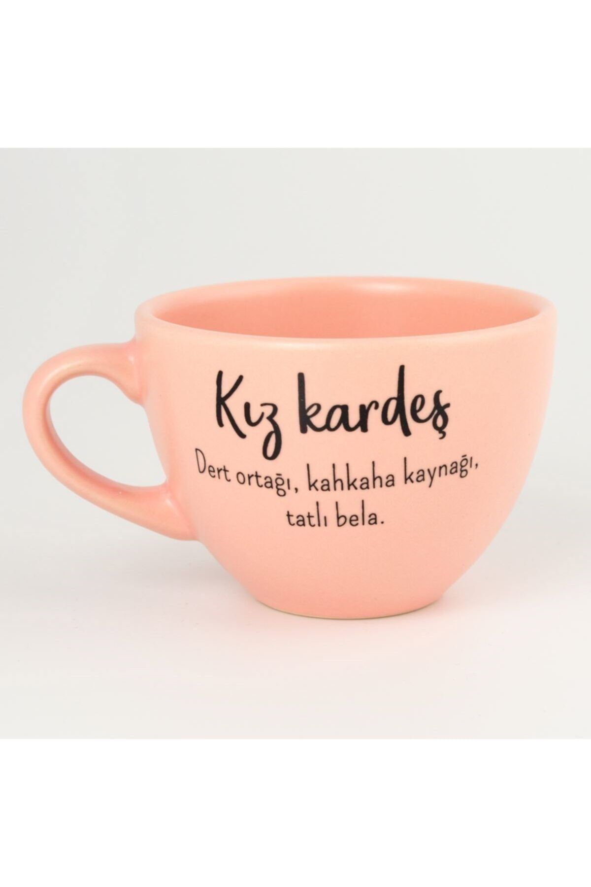 PALTO TASARIM Kız Kardeş Pembe Fincan