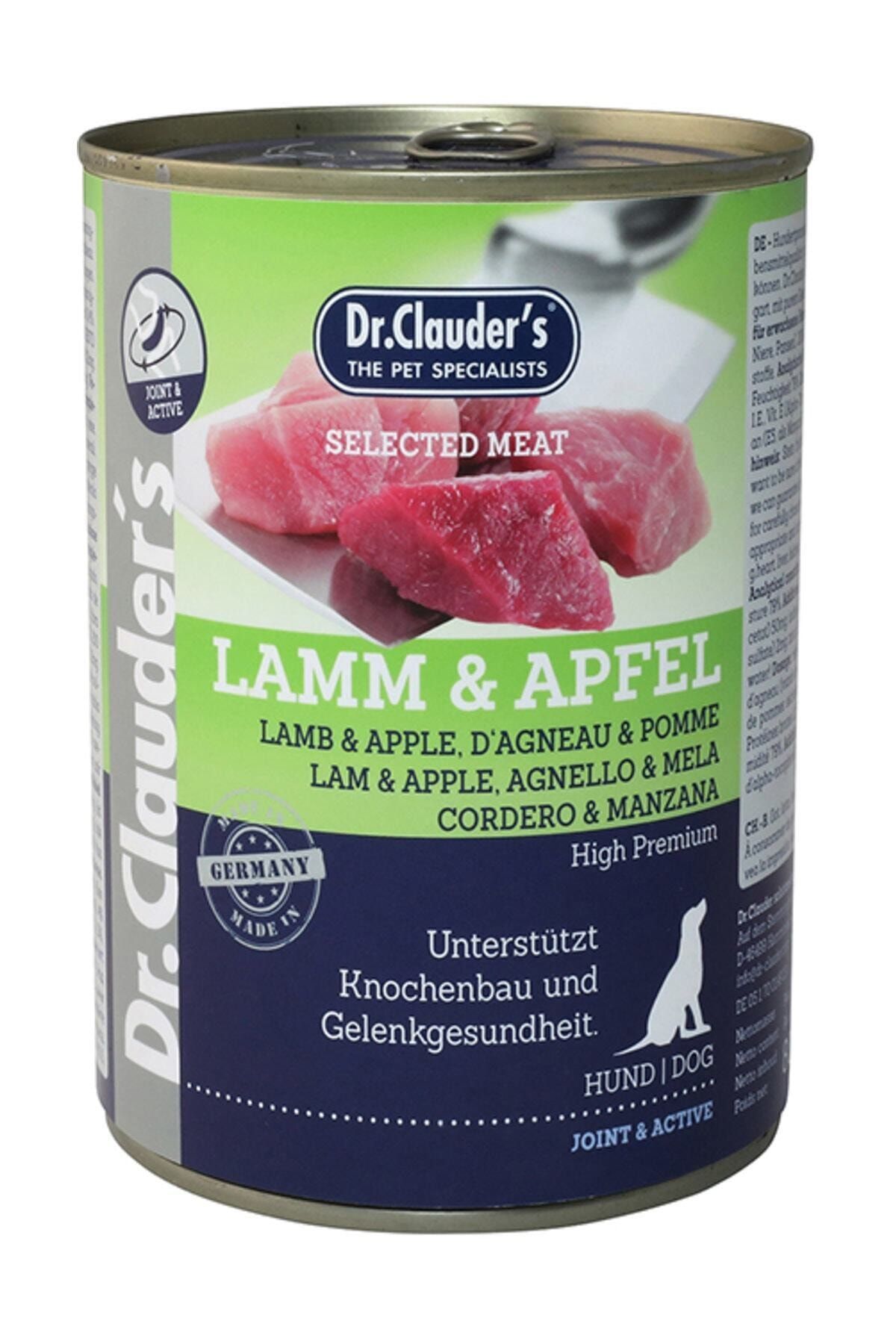 Dr. Clauder Kuzulu Elmalı Köpek Konservesi 400 gr