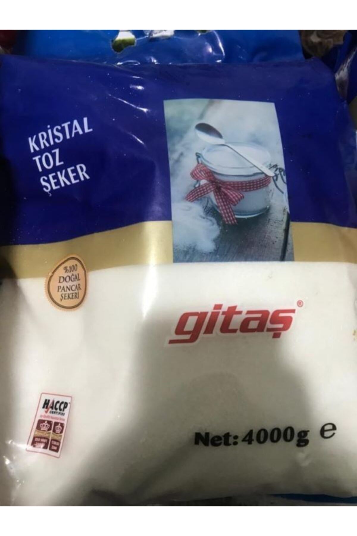 Gitaş Kristal Toz Şeker 4000 Gr.