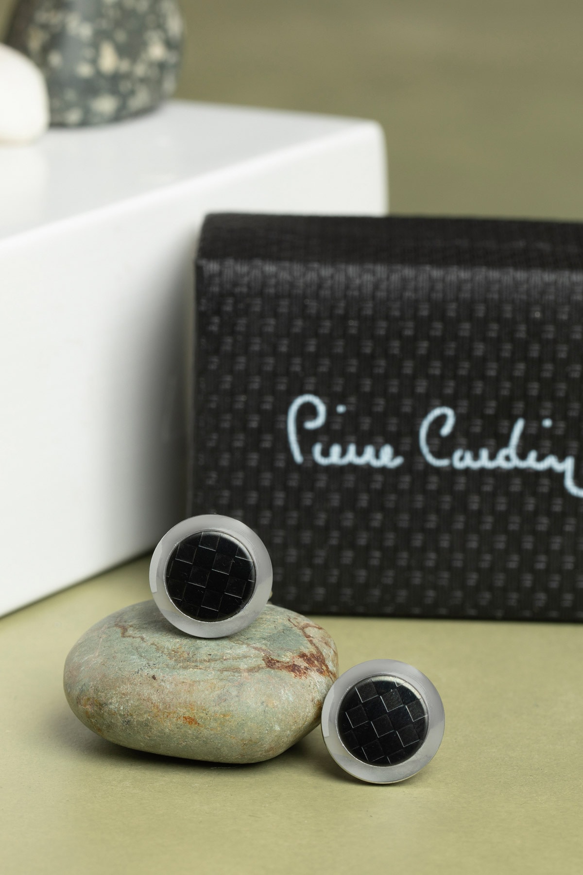 Pierre Cardin Sıyah Erkek Kol Düğmesi A021SZ053.KD1.K21KDU12