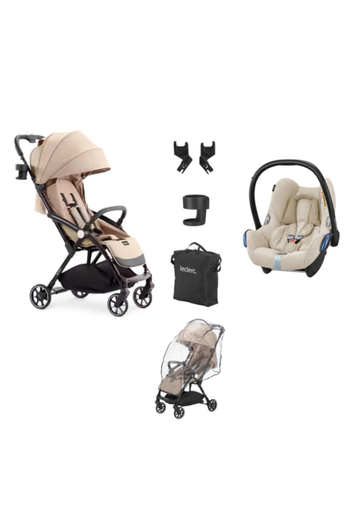 Leclerc Magic Fold Plus Travel Sistem Bebek Arabası Sand
