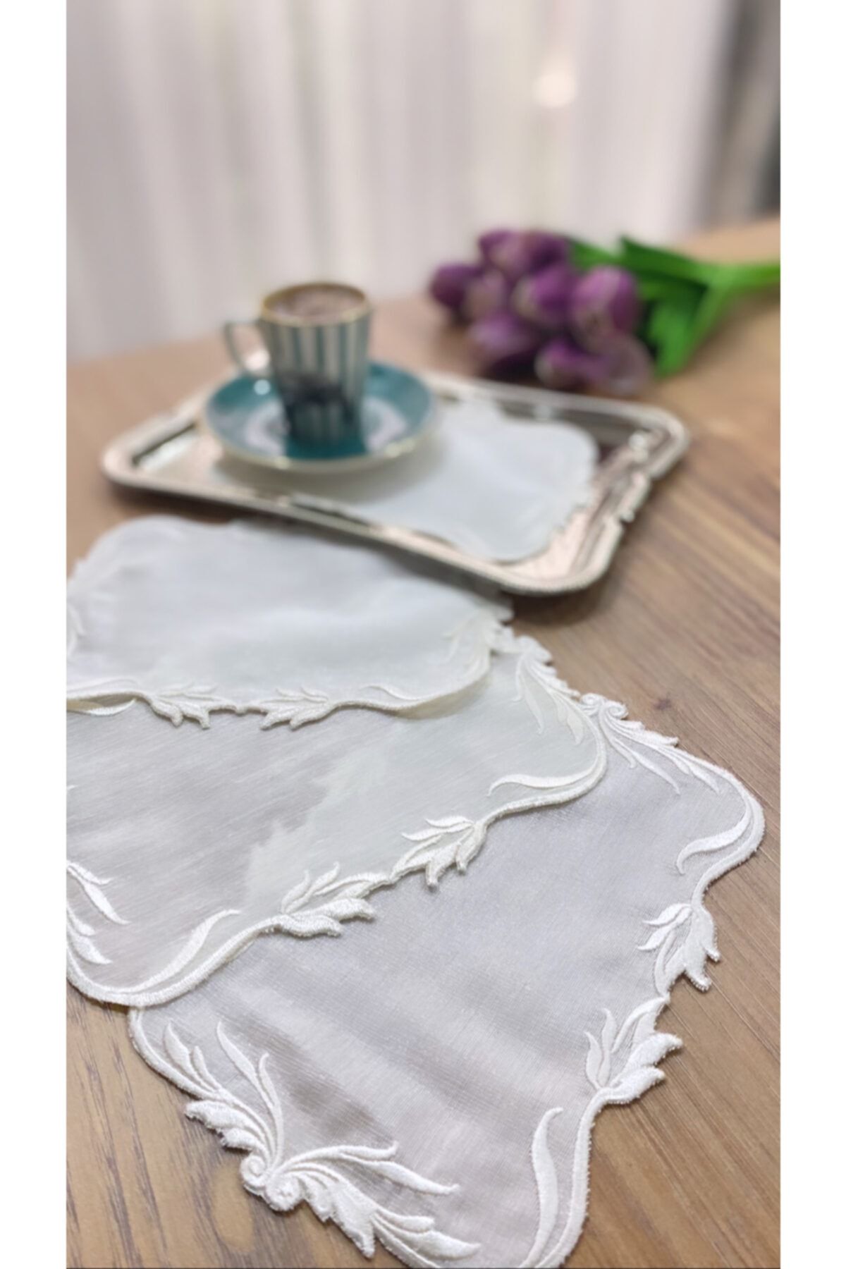 S&M HOME Tek Kişilik Tepsi Örtüsü