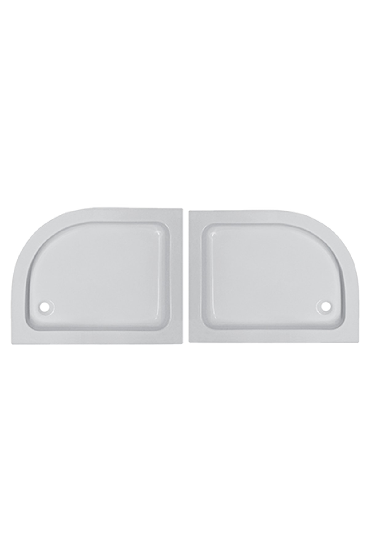 Sanica Oval 100*80 Ön Panelli Duş Teknesi (sağ)