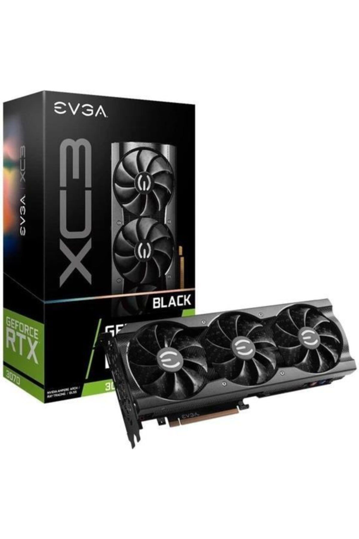 Evga Nvidia Geforce Rtx 3070 Xc3 8gb Gddr6 256 Bit 08g-p5-3755-kl