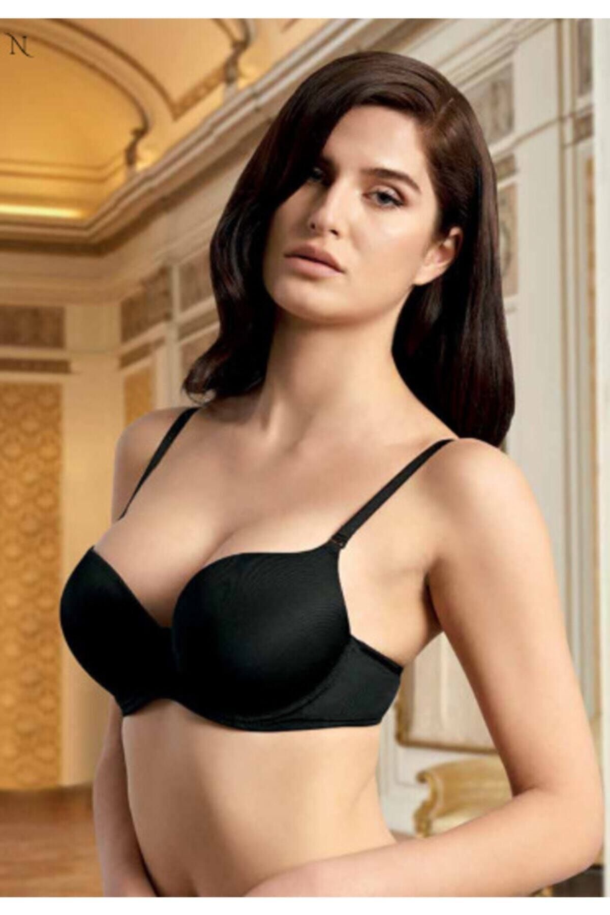 Women Black Double Push-Up Bra