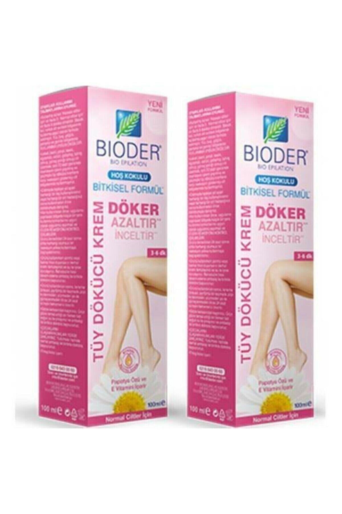 Bioder Tüy Dökücü Krem 100 ml x  2