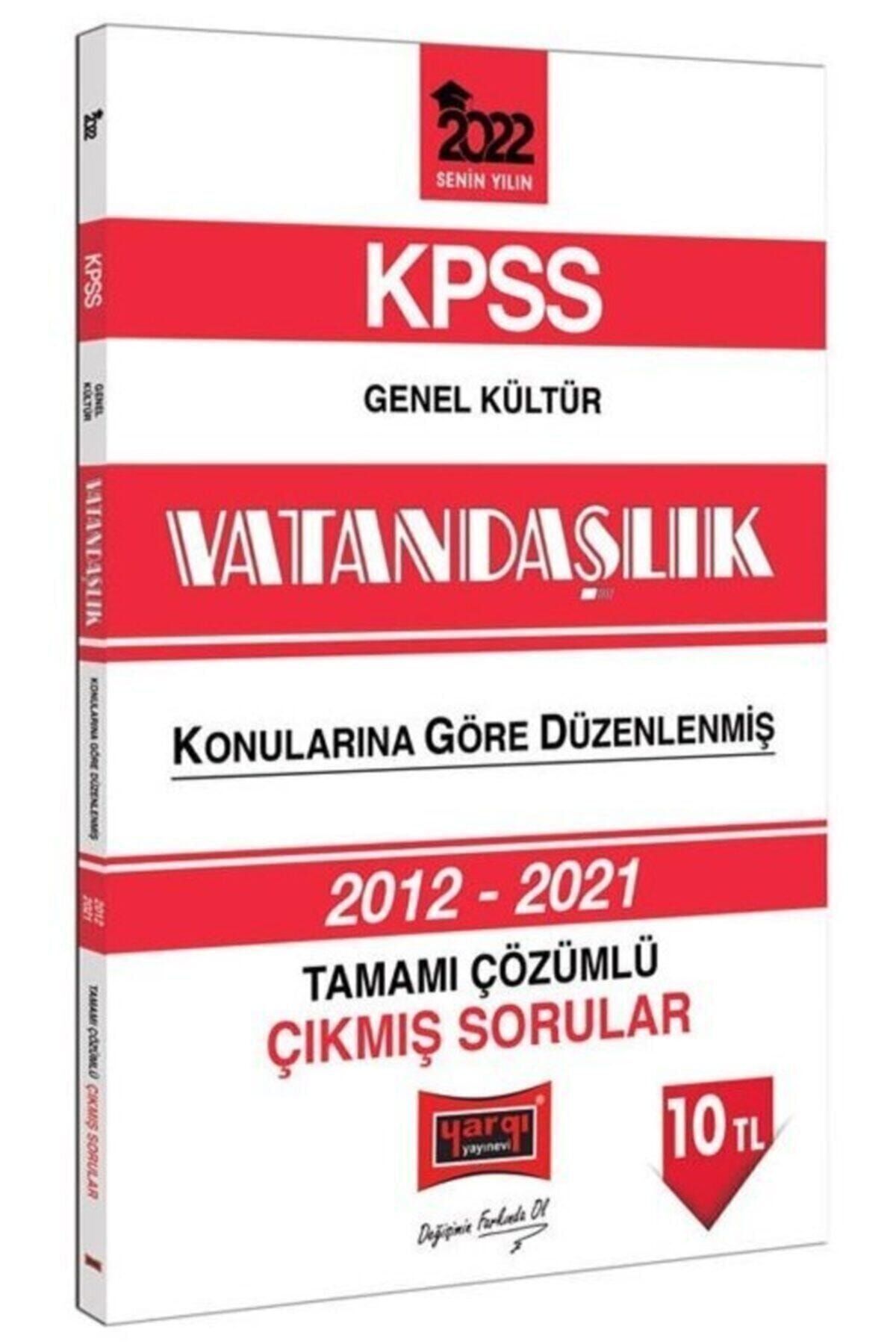 Yargı Yayınları Yargı 2022 Kpss Vatandaşlık Çıkmış Sorular Konularına Göre Çözümlü