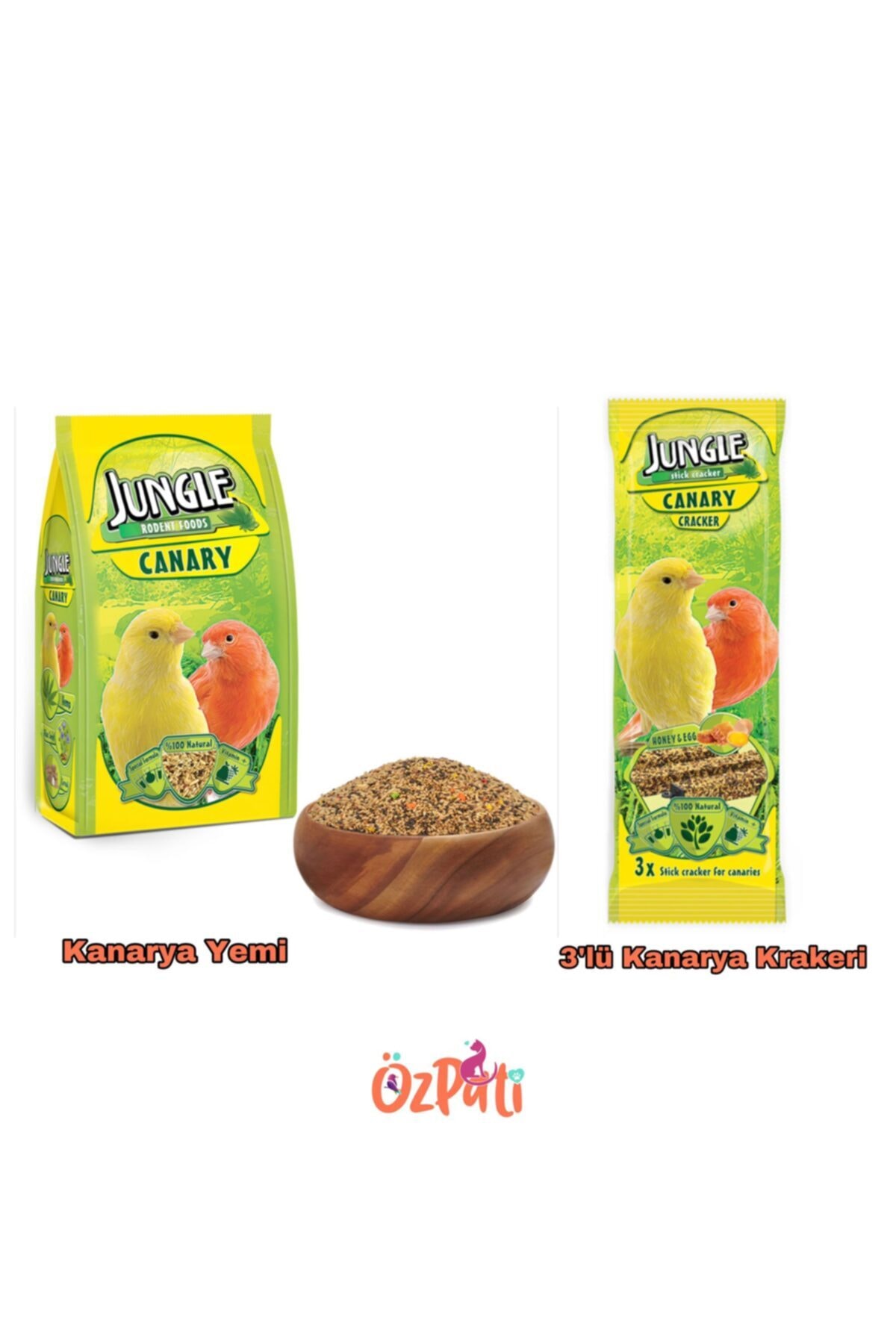 Jungle Kanarya Yem Ve Krakeri