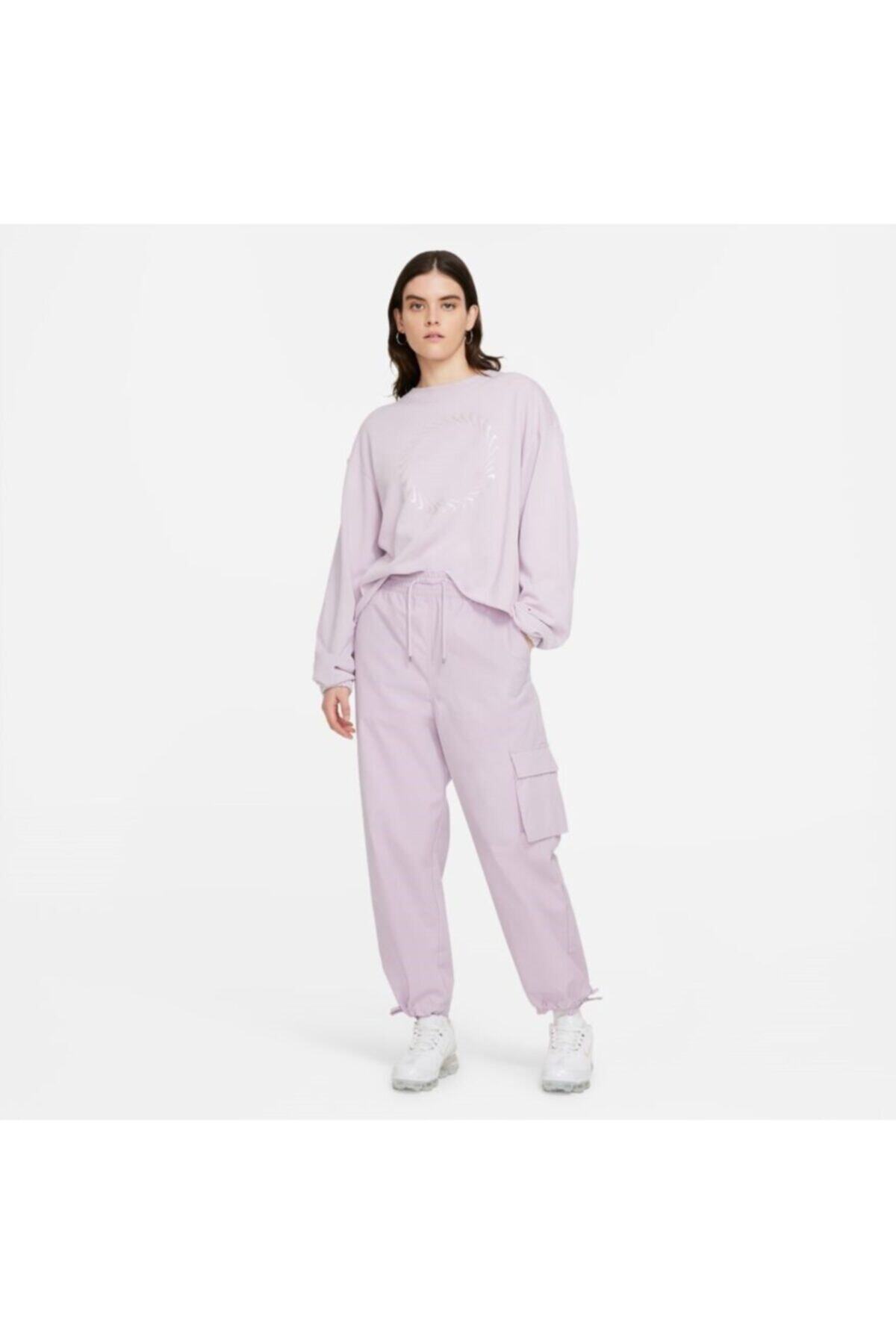 Nike Sportswear Icon Clash Kadın Pembe Eşofman Altı