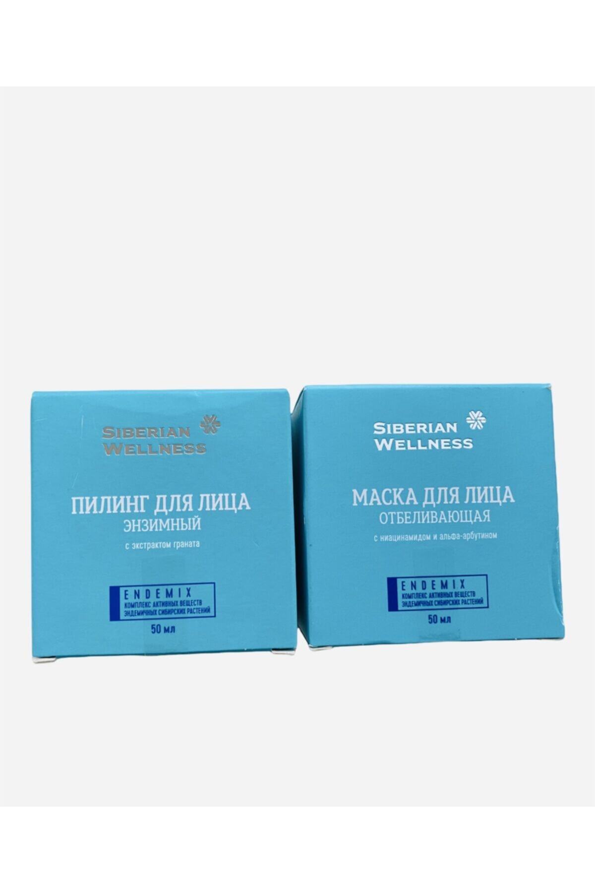 Siberian Wellness Whıtenıng Face Mask 50 Ml Ve Enzyme Face Peelıng 50 Ml