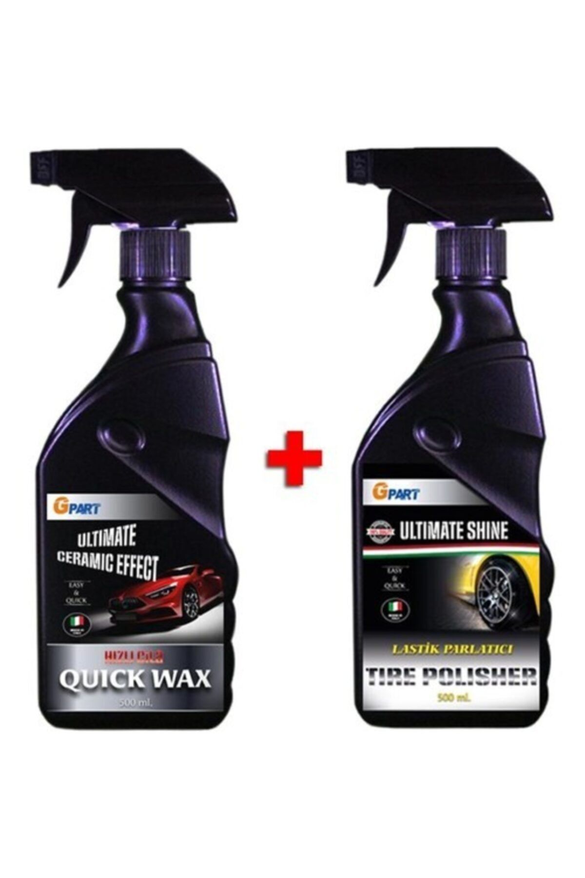 MF OTO TUNİNG Gpart Hızlı Cila 500 Ml + Gpart Lastik Parlatıcı 500 Ml