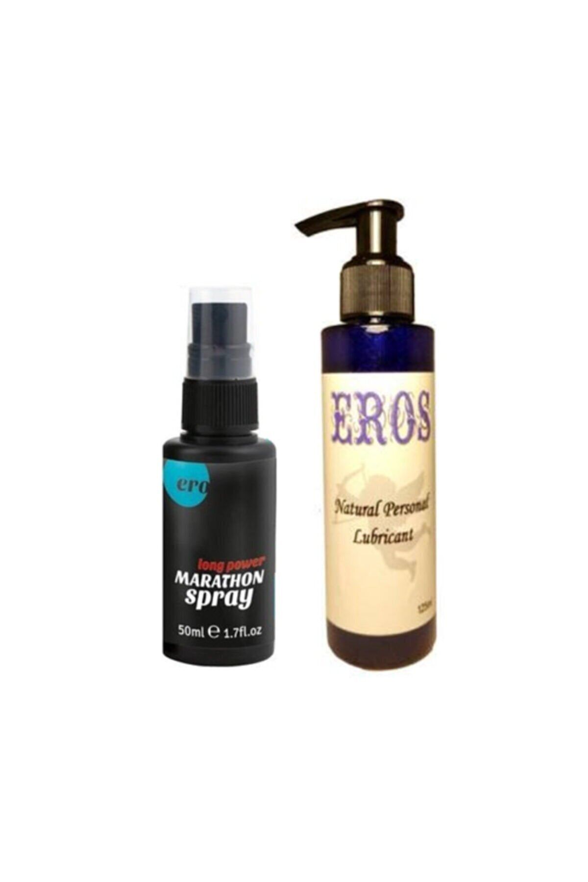 Eros Erkeklere Özel Sprey 50 ml + 125ml Lubricant Gel Kayganlaştırıcı
