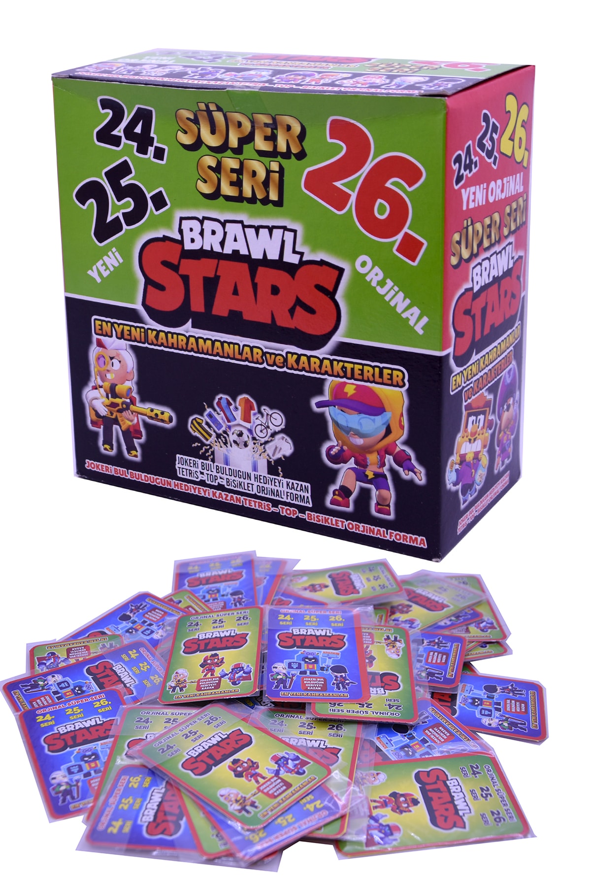 BRAWL STARS Oyun Kartları 24. 25. 26. Seri 400 Kart