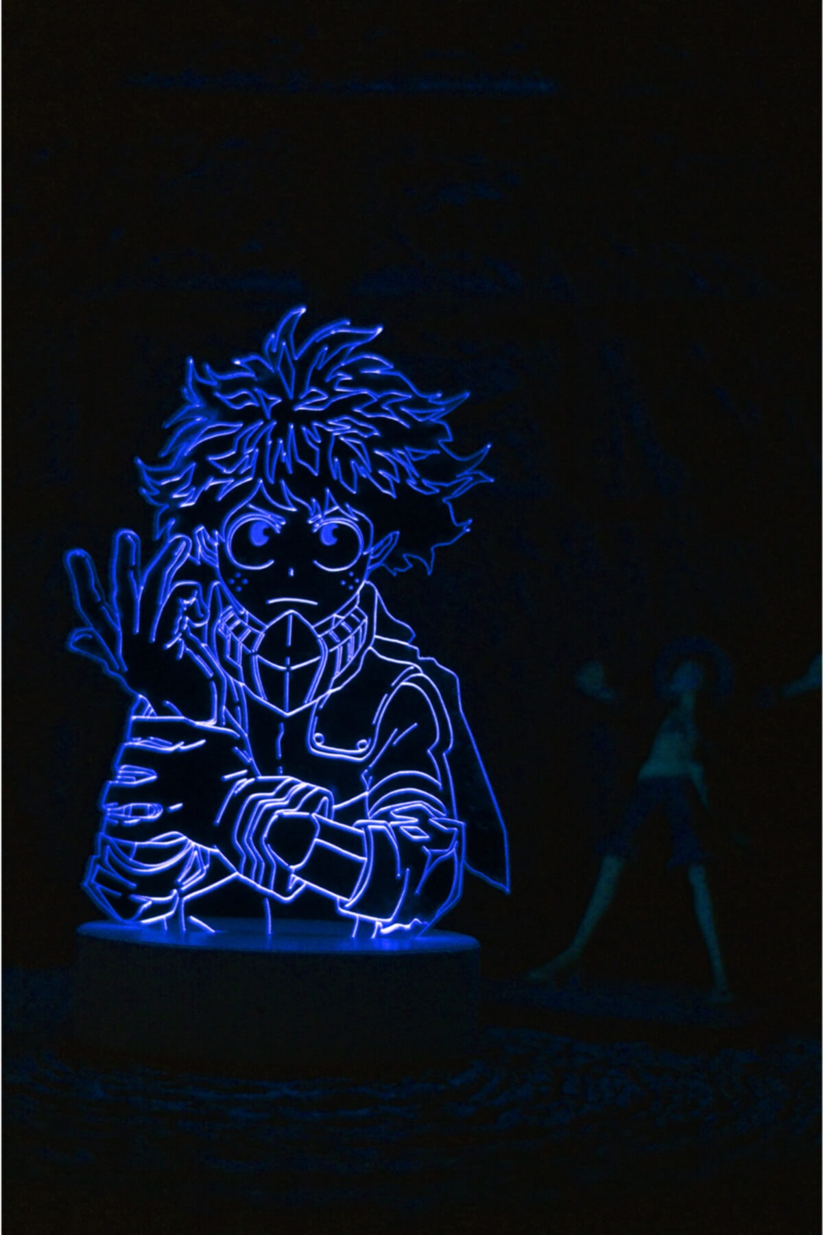 Yubi Design Midoriya Izuku , My Hero Academia - 3 Boyutlu Dekoratif Gece Lambası 3d